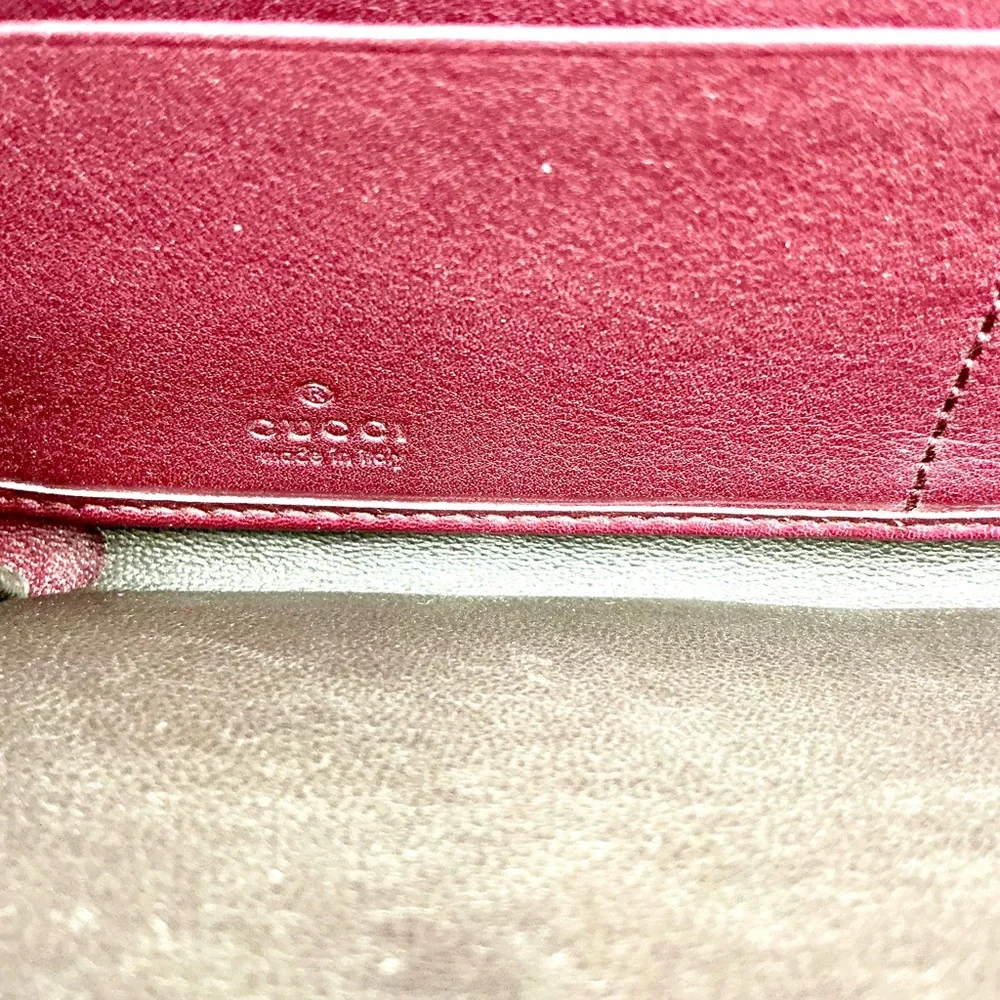 Gucci Python Bamboo Tassel Zippy Wallet #1119 - Picture 5 of 6